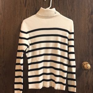 Ralph Lauren black and white sweater